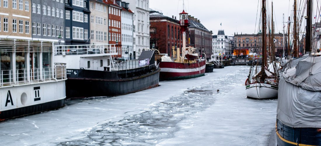 Københavns Havn vinter og is på vandet