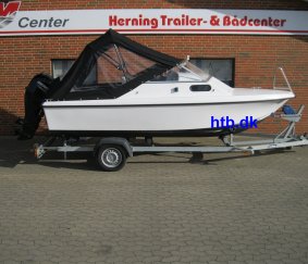 Kabine/HT-båd m/Mercury F50 hk 4-takt og Variant trailer